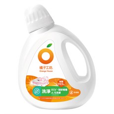 Orange House 橘子工坊 天然無香精制菌洗衣精 洗淨病毒升級版, 1.8L, 1瓶