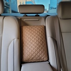 River Fox 車用後排第二排中央扶手滑雪通道縫隙墊, 1個, 馬鞍棕色