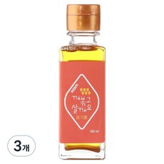 유화당 깨볶고살깨요 참기름, 100ml, 3개