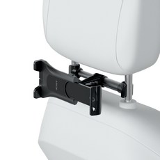 JUPAZIP 車用頭枕固定型一體式支架, 黑色, 1個