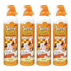 스노우버디 유아용 휘핑 클렌저 대용량 오렌지, 4개, 300ml