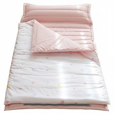 juho DECO 幼兒園午睡袋 附提袋 純棉款, 美味甜點 白色 + 粉色