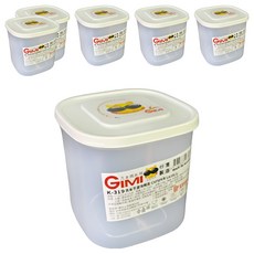 GIMI 吉米 不漏保鮮盒 K-319 138g 6個, 1組, 6個容器 + 6個蓋子