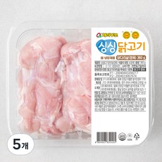 체리부로 싱싱닭고기 1등급 닭다리살 정육, 360g, 5개