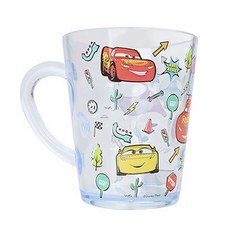 Disney 迪士尼 水晶杯 8 x 5.7 x 9cm, 汽車總動員 閃電麥坤 透明色, 260ml, 1個