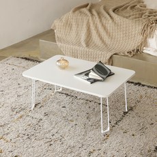 레몬트리 국내제조 E0등급 LPM 720 심플 라운드 접이식 거실 테이블, 실버그레이