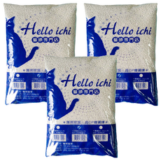 BOXCAT 國際貓家 Hello Ichi 除臭大球貓砂, 3包, 3kg