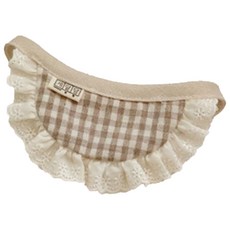 daldang 寵物彩虹粉彩格紋圍兜, 棕色