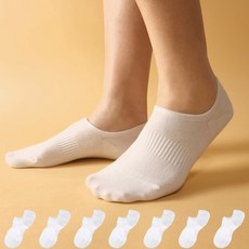 GUNYANGSSICK 女款覆腳背加固隱形襪8雙組