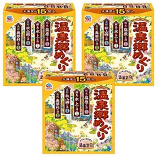 바스로망 온천기행 4계절 입욕제 4종 세트, 450g, 3개