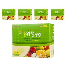 Cleanson 衛生手套 Set 500入, LDPE塑膠, 尺寸23.5x27公分, 韓國產, 5盒