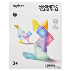mideer 磁力七巧板 厚度2cm 3歲以上, MD4281, 1盒