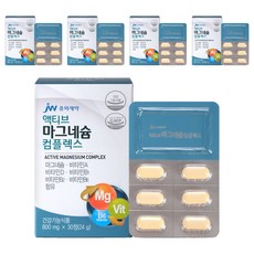 jw pharmaceutical 活性鎂複合錠, 30顆, 5盒
