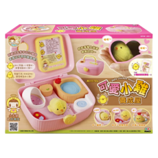 MIMI WORLD PETSHOP 迷你MIMI 可愛小雞養成屋 正版授權 品質保證 放在手掌上會啾啾叫 配有提籃 輕鬆攜帶, 1盒, 粉紅色