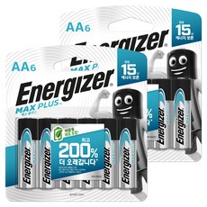 Energizer 勁量 MAXPLUS AA電池, 2個, 6入