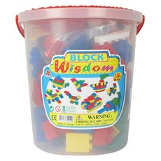 BRIICK MASTER 積木大師 台製積木 3歲以上 136個, 1桶