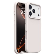 無品牌 手機 保護殼 手機保護殼 iPhone 17 Pro 6.3吋 液態矽膠 不沾紋 古董白