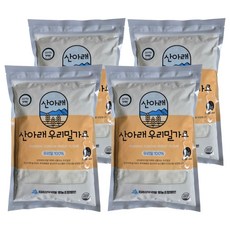 山下 韓國國產小麥粉 矮腳白小麥 低筋麵粉, 1kg, 4個