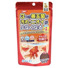 COMET 可美多 善玉菌金魚增豔飼料, 浮上性, 小顆粒, 90g, 1包