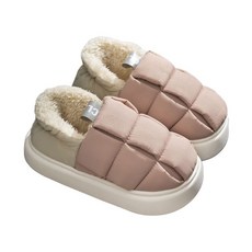 EVER HOUSE 防寒保暖刷毛室內鞋, 粉色, 1個