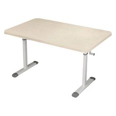 STYLE NS 手搖升降工作桌 加厚桌板 高度可調, DE-040-WH