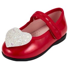 빔보빔바 여아용 하트 메리제인 에나멜