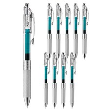 Pentel 飛龍文具 Energel Infree 鋼珠筆 0.7mm BL77TL-S3, 土耳其藍, 10個