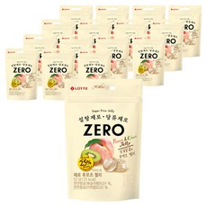 LOTTE 樂天 Zero水果軟糖, 16包, 52g