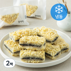 창억떡 입안가득 고소한 녹두깨찰떡 (냉동), 500g, 1개입, 2개