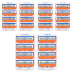 Qgio Fusion Power Gillette 兼容剃須刀片, 6個, 4入