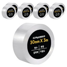 DADA 超強力單面矽膠膠帶 30mm x 3m, 透明, 9個
