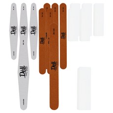 Deli Beauty Profile 指甲護理斑馬 2p + 木 3p + 磨砂塊 3p 套組, 混色, 2組