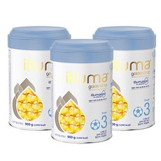 illuma 啟賦 3號成長配方奶粉 12個月以上, 900g, 3罐