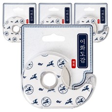 新日 國立博物館精選商品 大容量文具膠帶 18mm x 30m, 白瓷, 4個
