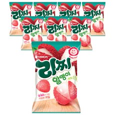 오리온 리찌 알맹이 젤리, 67g, 8개