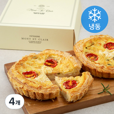 [몽상클레르] 베이컨치즈키슈 2입 (냉동), 300g, 4개