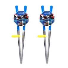 Lilfant Tobot Kinder 兒童不鏽鋼學習筷 第2階段, 混合色, 2個