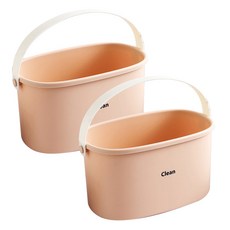 ANTS Clean Soft Grip 排水浴籃 粉色, 2個