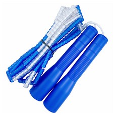 제이에프로프 어린이용 투명연질 구슬줄넘기, 남색, 1개