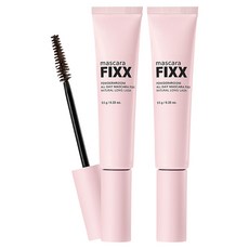 쏘내추럴 올 데이 마스카라 픽스, 브라운, 2개