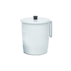 FIRSTLIVING 水槽廚餘桶 瀝水型 + 儲存型 套組, 白色, 1個