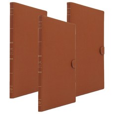 Indi Gatti 透明文件夾 20頁, 棕色, 3個