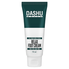 DASHU 舒緩去角質保濕足霜 FRUIT AHA去除死皮細胞 甜菜鹼舒緩粗糙裂縫 橄欖油和乳木果油保濕, 70ml, 1入, 2條