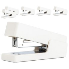 NUSIGN 基本款粉彩釘書機, 白色, 6個