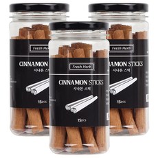 신선약초 시나몬 스틱 15p, 3개, 120g