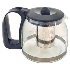 Kiyodo 雅士達玻璃壺, 黑色 + 透明色, 1.25L, 1個