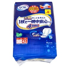 Refre 利護樂 加強型成人替換式尿片 男女共用, 21 x 48cm, 42片, 6包