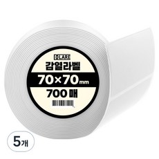 DCLARE 條碼打印機用感熱標籤紙 700張, 5個