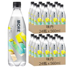 多喝水 MORE 氣泡水 檸檬風味, 560ml, 48瓶