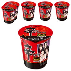 NONGSHIM 農心 辛拉麵 辛香菇味 杯麵 68g, 6入